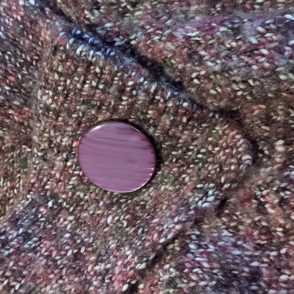 Tweeds purple wool blend cardigan/sweater/jacket size 2X - Picture 14 of 14